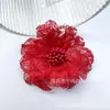 5,5cm Renda Vazada Flores de Tecido Tridimensionais Acessórios DIY Decorações para Sapatos Presilhas de Cabelo Adornos de Flor para Saia Atacado