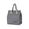 Bolsa de Almoço Portátil Folha de Alumínio Espessada Portátil Grande Capacidade à Prova de Respingo Estudante Térmica Bolsa para Marmita Atacado