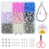 Pulsera de Piedra Natural con Cuentas Paquete de Materiales DIY 12 Compartimentos de Cuentas Accesorios para Joyería Set Transfronterizo de Amazon
