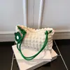 Bolsa Pequena Fashionável Estilo Coreano Cor Sólida Fresca e Simples com Alça de Ombro Amarrada para Mulheres 2026 Nova Bolsa Transversal para Mulheres
