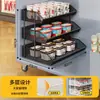 Divisórias de prateleira internas para freezers, cestas de armazenamento multicamadas, ferramentas de camada especializadas para refrigeradores e freezers