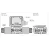 Válvula direcional proporcional solenoide PARKER D3FBOBE com controlador eletrônico embarcado D3FB * 0/D3FB * 3 OBE