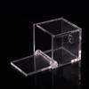 Caja de plástico acrílico transparente ps caja de dulces con tapa caja de embalaje de alimentos embalaje de uñas caja pequeña