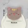 Novo broche de cabeça de boneca de pelúcia de gato e urso tridimensional de desenho animado, acessórios DIY para bolsa de estudante, cachecol, chinelos
