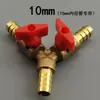 Conector en T de Bomba de Oxígeno de Cobre Puro de 6/8/10MM con Válvula Divisora de Flujo Regulable Accesorios Tubo de Aire para Aireador Conector Recto con Barb