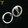 Llavero de aleación de zinc personalizado Logo de celebración de aniversario de empresa escolar Producción Souvenirs personalizados creativos