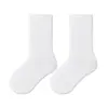 Calcetines para Niños Algodón Puro Calcetines de Caña Alta Niños y Niñas Otoño Calcetines de Algodón de Tubo Extendido Niños y Niñas Color Sólido Calcetines de Moda