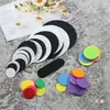 Piezas Redondas No Tejidas Accesorios Hechos a Mano DIY Parches Redondos No Tejidos Base para Pinzas de Pelo Diademas Coronas Relleno