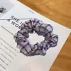 Ins Coreano Novo Anel de Cabelo Listrado Xadrez Anel de Intestino Grosso Corda de Cabelo para Meninas Doces Acessórios de Cabelo Venda Direta de Fábrica
