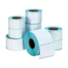 Papel etiqueta térmico à prova d'água, à prova de poeira e resistente a rasgos 100x150 papel para impressão de recibo de entrega expressa etiqueta de preço adesivo de código de barras
