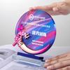 Trofeo de Cristal Colorido con Impresión a Color Tamaño Pulgar, Premio Conmemorativo de Equipo de Reunión Anual de Alta Gama para Empleados Destacados, Grabado y Personalización
