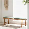 Banco Nórdico de Madera Maciza para Uso Doméstico, Banco al Pie de la Cama para Dormitorio, Banco para Cambiar Zapatos en la Entrada, Banco Largo de Madera Natural Moderno para Sala de Estar de Apartamento Pequeño