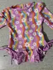 6-12M,12-18M,18-24M,2-3Años3-4Años traje de baño infantil con estampado y encaje en la pierna trasera
