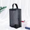 Bolsa de Almacenamiento de Malla Negra Estilo Coreano Juego de Tres Piezas Bolsa de Artículos de Tocador para Viaje al Aire Libre Bolsa de Almacenamiento Portátil de Malla con Cremallera Venta al por Mayor