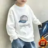 Moletom pullover masculino para inverno 2026 outono e inverno novo estilo para crianças de meia-idade e grandes, camisa base estilosa e moderna atacado