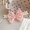 Diadema de Encaje con Lazo y Perlas para Niña Estilo Princesa Bebé Diadema Elástica para Bebé Recién Nacido Fotografía Luna Llena Primer Cumpleaños