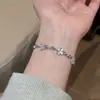 Pulsera de Trébol de Cuatro Hojas de la Suerte, Estilo Veraniego de Cuatro Hojas, Fresca y Versátil, Regalo de Moda Ligero, Regalo para Mejor Amiga