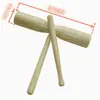 Instrumento de percussão infantil Orff materiais de ensino de música educação infantil tambor de som duplo Clapper de madeira tambor de som duplo