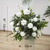 Nuevo Arreglo de Piso Grande para Boda Banquete de Compromiso Flor de Seda Arreglo Floral Decorativo Terminado Pasillo Arte Floral de Boda