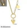 Moderna y Sencilla Cadena para Clavícula con Colgante de Corazón Apilado de Doble Capa de Acero Inoxidable Estrella de Seis Puntas Collar de Alta Gama para Mujeres