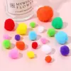Fornecimento spot pompom colorido de alta elasticidade acessórios DIY feitos à mão bola de pelúcia brinquedos infantis sapatos chapéus acessórios de cabelo decorações