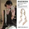 Cinturón de Bufanda de Seda Estilo Coreano Accesorio de Cintura en Capas Personalidad de Moda Estilo Chica Popular con Jeans Accesorio de Cinturón Corbata 2026 Nuevo Modelo para Mujer