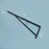 Soporte de estante para lavabo bajo encimera fregadero de cocina integrado losa de roca mármol lavabo suspendido soporte triangular soporte