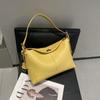 Bolso Cruzado de Cuero Genuino de Gran Capacidad Estilo Retro para Debajo del Brazo 2026 Nuevo de Moda Coreana Piel de Vaca de Primera Capa Bolso de Hombro para Mujer