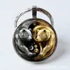 Chaveiro de Pedra do Tempo Animais/Rosas/Árvore da Vida Transfronteiriços Europa e Estados Unidos Novo Pingente de Chave Joia