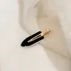 Presilha de cabelo retrô única, doce e legal, para mulheres, presilha simples de alto valor estilo francês para franja, acessório de cabelo de presilha para franja personalizado e estiloso