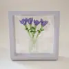 Enfeites de Flores Artificiais Mini Esmaltadas Zibo Decoração de Casa Artesanato Esmaltado Boshan Enfeites para Mesa de Escritório