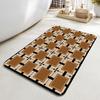 Alfombra para el hogar resistente a las manchas, antideslizante, absorbente de agua y resistente al desgaste, tapete de piso grueso de caucho natural de 5.5 mm