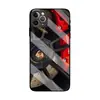 Funda de Vidrio para Teléfono Dibujos Animados de Carreras F1 Europeos y Americanos 17 Adecuada para Apple 15 Pro Max, Funda Brillante para 13, Funda para 14