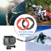 Adequado para Case à Prova d'Água Preto da Série Gopro Hero, Anel Adaptador Personalizado para Filtro de 58mm