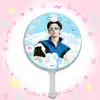 Wang Anyu Mercancía de Celebridad Artículos para Fans Abanico Grande Publicidad de Abanico Abanico Transparente Materiales para Manualidades