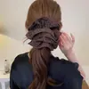 Scrunchie de Alto Padrão Estilo Coreano com Estampa de Leopardo para Mulheres 2026 Novo Elástico para Coque Acessório Elegante para Rabo de Cavalo