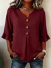 Vestido de Algodón y Lino con Cuello en V, Botones Grandes y Mangas con Volantes para Mujer, Nuevo Diseño Primavera/Verano Transfronterizo Europeo y Americano de Amazon 2026