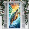 Temu Amazon Xiyin Exclusivo Transfronterizo Cubierta Decorativa Elástica para Puerta de Habitación Instalación Simple Cubierta de Puerta Estilo Tortuga