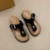 Chanclas Retro Estilo Birkenstock de Moda para Mujer Verano 2026 Nuevas Casual Versátiles Planas de Dedo para Playa