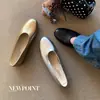 Recomendación de blogger~Zapatos de mujer planos de punta redonda y tacón bajo ultra cómodos estilo "old money" francés para otoño 2026