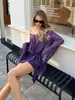 Novo Vestido Sexy de Malha Texturizada Transparente Sem Costas com Cadarço e Design Bodycon, Estilo Ins Europeu e Americano