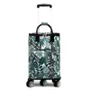 Carrito pequeño para la compra del hogar rueda universal carrito de compras portátil bolso de mano bolsa de compras de papel de aluminio aislante bolsa con ruedas venta al por mayor