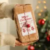 Caja de Hierro Cuadrada Vacía para Navidad 2026 Caja de Regalo de Dulces Caja de Hojalata para Snacks Galletas Galletas Caja de Embalaje de Regalo