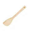 Espátula de cozinha antiaderente transfronteiriça, espátula de nan bambu doméstica sem pintura, conjunto de sete peças de espátulas e colheres de bambu