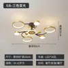Luminária de Sala de Estar Nórdica Lustre Simples Moderno Personalidade Criativa Luxo Leve Luminária Principal para Sala de Jantar Quarto Celebridade da Internet Luminárias de Ponta