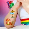 Nuevo Set de Pegatinas de Tatuaje de Dibujos Animados al por Mayor para Niños Impermeables para Acampar al Aire Libre Actividad Padres e Hijos Pegatinas Faciales