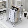 Estante de Almacenamiento de Hierro, Caja de Almacenamiento de Escritorio Creativa, Cesta de Almacenamiento de Gran Capacidad, Organización de Desechos de Dormitorio, Caja de Almacenamiento de Cosméticos
