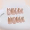 Sizzy Nail Art Advanced Nail Patch Branco Desgaste Armadura Removível Nail Patch Curto Ballet Armadura Armadura em forma de T