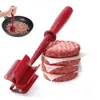 1 Pieza Herramienta Trituradora de Carne Resistente al Calor para Cocina para Carne Molida, Molinillo de Hamburguesas, Triturador de Papas y Picador de Alimentos para Cocinar Carne, Verduras, Frutas y Mermelada, Gadget de Cocina