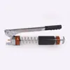 Fabricante de Pistola de Graxa Especial Transfronteiriça Grande Capacidade Alta Pressão Engrenagem de Corrente Transparente Lagarta Pistola de Graxa Manual de Dupla Haste